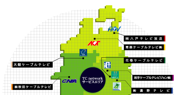 TC network　サービスエリア